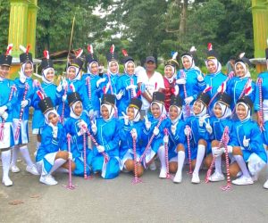 Peringati HUT RI Ke 79 Pemkab Maluku Tengah Gelar Lomba Gerak Jalan