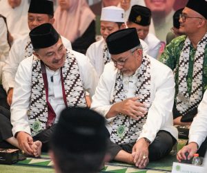 Paslon Gubernur Jabar Ahmad Syaikhu – Ilham Akbar Habibie Hadiri Maulid Nabi Di Kota Bekasi