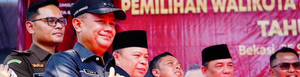 Masa Kampanye Pemilukada Dimulai, Pj. Wali Kota Bekasi: “Bersama Ciptakan Pesta Demokrasi yang Kondusif dan Damai”