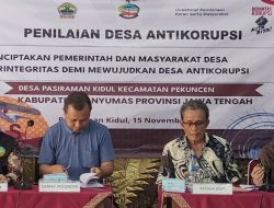 Desa Pasiraman Kidul Pekuncen Ikuti Penilaian Desa Anti Korupsi