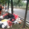 Usai Lebaran, Jalanan Dipenuhi Sampah Misterius di Kebon Jeruk