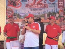 Hadiri Gebyar Jalan Sehat HUT RI, Abdul Aziz: Saat Kita Rayakan Kemerdekaan, Palestina Masih Menderita